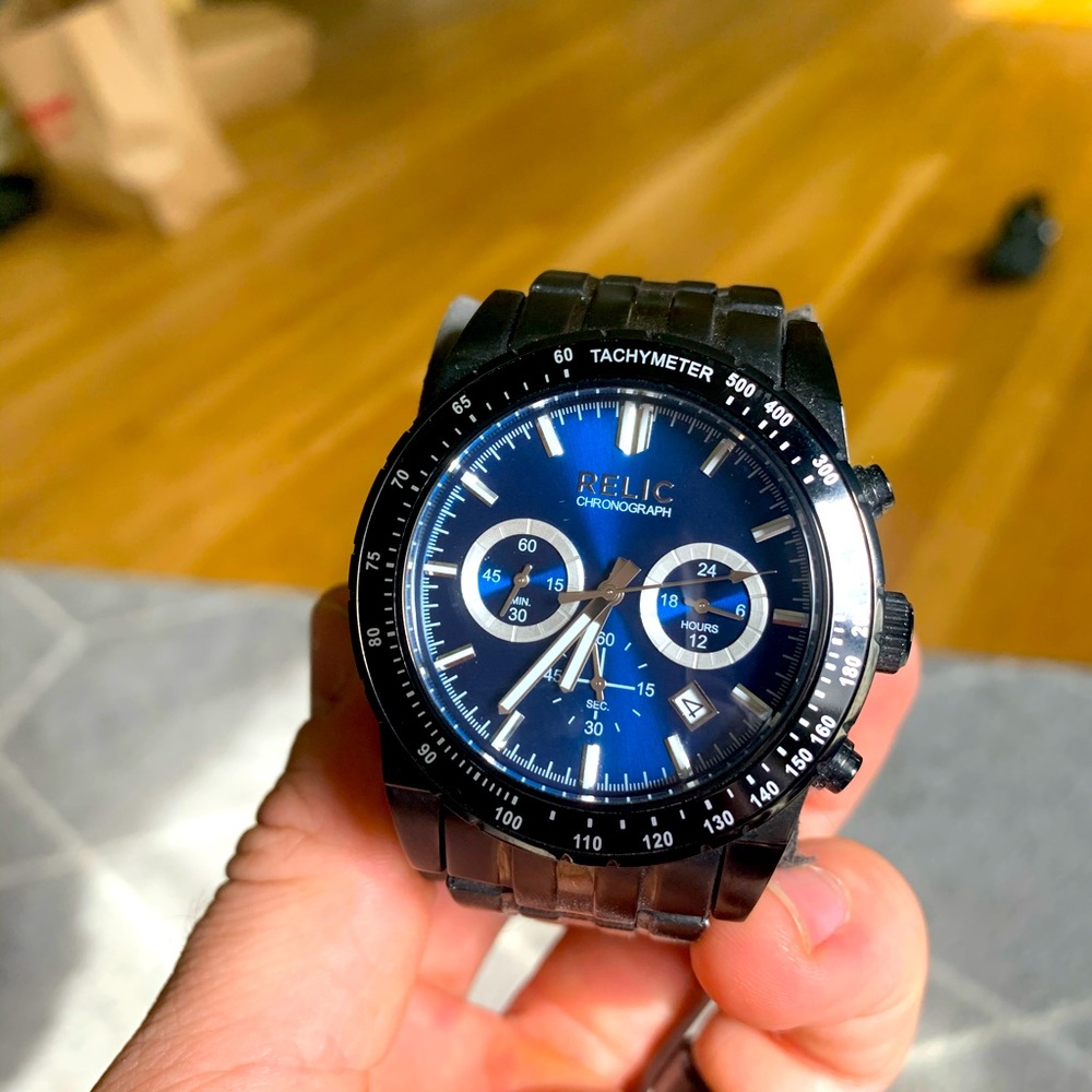 Relic chrono watch